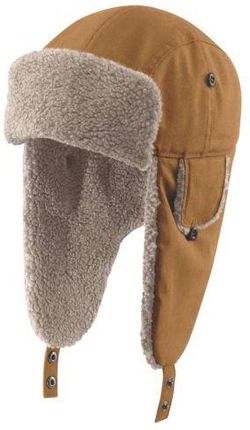 Czapka Traperka Carhartt Trapper Hat CARHARTT® BROWN