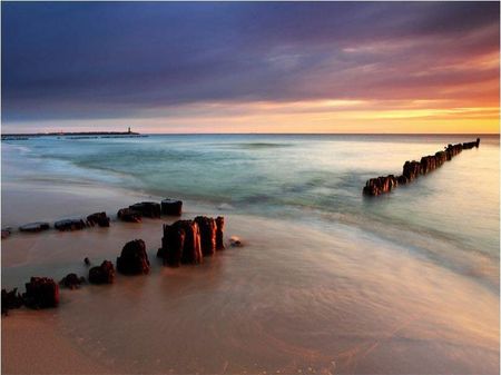 Deconest Fototapeta Plaża Wschód Słońca 400x309