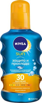 Nivea Protect & Refresh Cooling Sun Spray Spf30 spray do opalania 200Ml