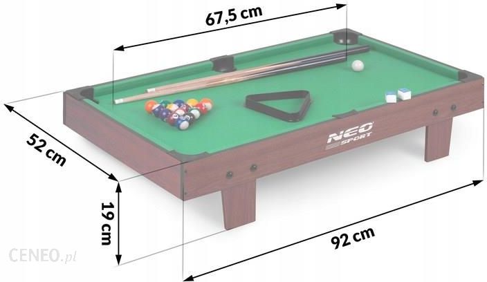 Neo-Sport Stół do gry bilard NS-806