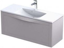 Oristo Szafka wisząca SKAGEN 120 cm z umywalką AMELIA, PIASKOWY MAT OR49-SD1S-120-10 + UME-AM-120-92-C