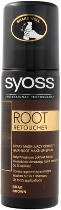 Syoss Root Retoucher Spray maskujący odrosty - Brąz 120ml
