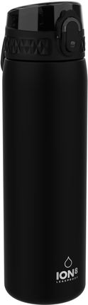 Ion8® - Smukła butelka na napoje, Czarny, 500ml, efekt oszronienia, Recycon®