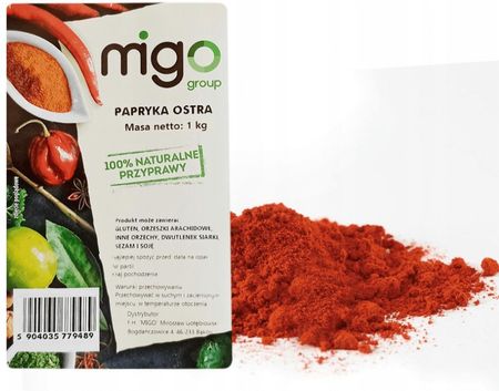 Migogroup Papryka ostra ASTA 100 mielona 1kg