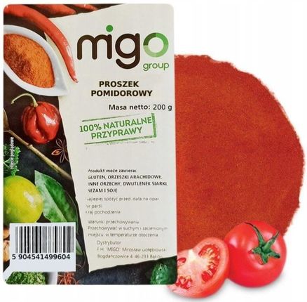 Migogroup Proszek pomidorowy przyprawa POMIDORY w proszku 200g