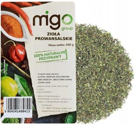 Migogroup Zioła prowansalskie aromatyczne przyprawa 500g