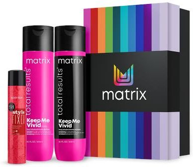 Matrix Total Results Keep Me Vivid zestaw świąteczny szampon 300ml, odżywka lakier 75ml