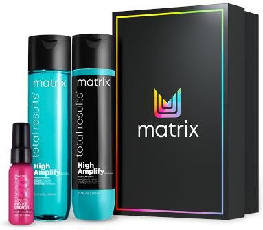 Matrix Total Results High Amplify zestaw świąteczny szampon 300ml, odżywka spray 30ml