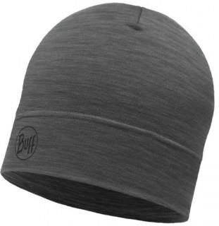 Buff Czapka Wełniana Lightweight Merino Wool Hat Solid Grey