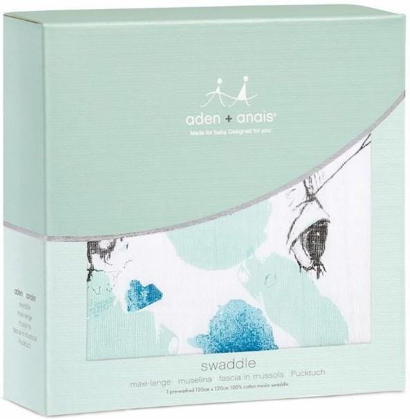Aden+Anais Swaddle 1 Szt Giraffe Otulacz Muślinowy 120X120Cm Ceny i