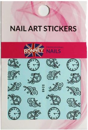 Ronney Nail Art Stickers Naklejki Wodne Na Paznokcie 204 