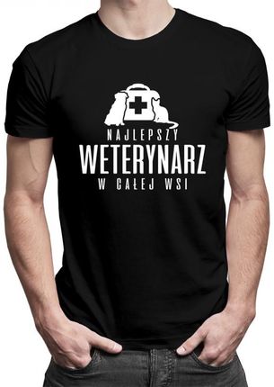Koszulkowy Najlepszy Weterynarz W Całej Wsi - Męska Koszulka Z Nadrukiem