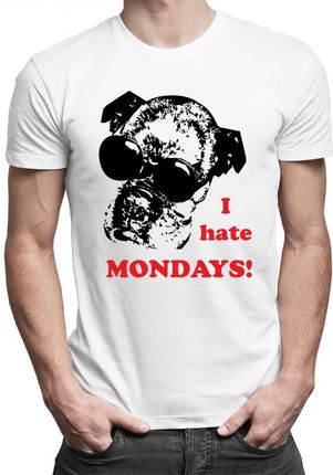 Tričkový I Hate Mondays - Męska Koszulka Z Nadrukiem