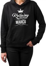 Koszulkowy Królewny Rodzą Się W Marcu - Damska Bluza Z Nadrukiem
