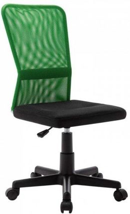 Krzesło Biurowe Czarno-Zielone 44X52X100 Cm Z Siatką