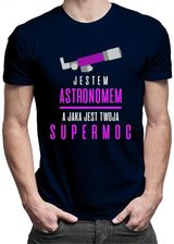 Koszulkowy Jestem Astronomem, Jaka Jest Twoja Supermoc - Męska Koszulka Z Nadrukiem - zdjęcie 1