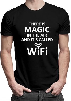 Koszulkowy Magic In The Air - Wifi Męska Koszulka Z Nadrukiem