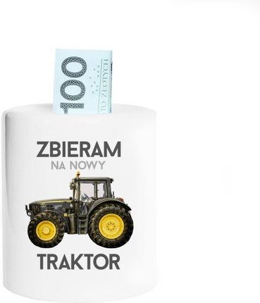 Koszulkowy Zbieram Na Nowy Traktor - Skarbonka Z Nadrukiem