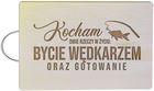 Kocham dwie rzeczy w życiu: bycie wędkarzem oraz gotowanie - drewniana deska z grawerem