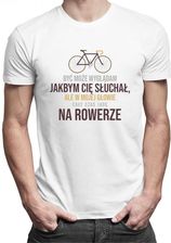 Koszulkowy Być Może Wyglądam Jakbym Cię Słuchał V2 - Męska Koszulka Z Nadrukiem - zdjęcie 1