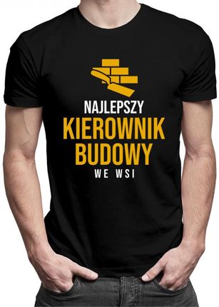 Koszulkowy Najlepszy Kierownik Budowy We Wsi - Męska Koszulka Z Nadrukiem