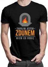Koszulkowy Zaufaj Mi Jestem Zdunem Wiem Co Robię - Męska Koszulka Z Nadrukiem