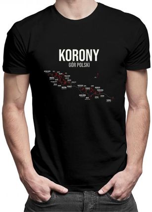 Koszulkowy Korony Gór Polski - Męska Koszulka Z Nadrukiem