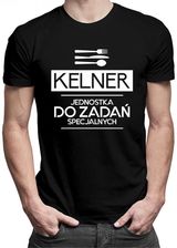 Koszulkowy Kelner Jednostka Do Zadań Specjalnych - Męska Koszulka Z Nadrukiem