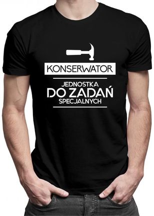 Koszulkowy Konserwator Jednostka Do Zadań Specjalnych - Męska Koszulka Z Nadrukiem