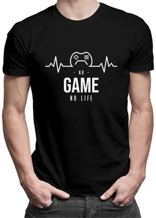 Koszulkowy No Game Life - Męska Koszulka Z Nadrukiem
