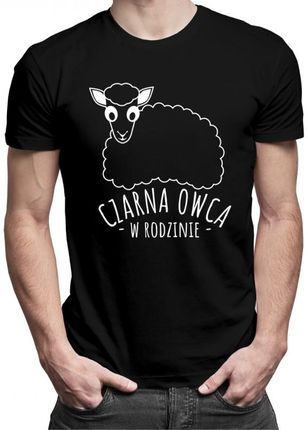 Koszulkowy Czarna Owca W Rodzinie - Męska Koszulka Z Nadrukiem