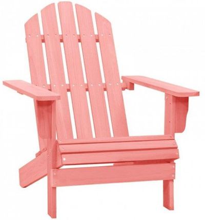 Krzesło Ogrodowe Adirondack Lite Drewno Jodłowe Różowe