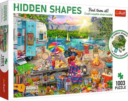 Trefl Puzzle Hidden Shapes 1003el. Wycieczka kamperem 10677