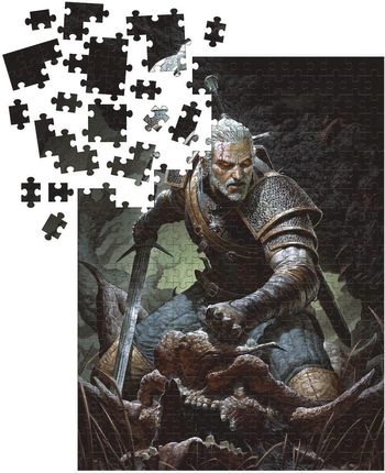 Dark Horse The Witcher 3 Wild Hunt Puzzle Geralt Trophy 1000el.