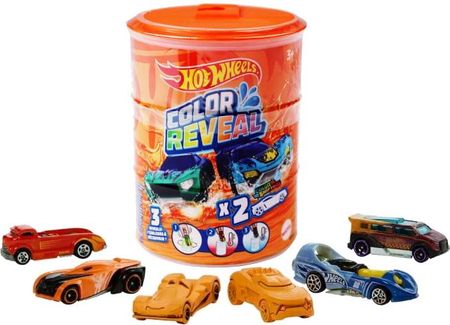 Hot Wheels – Color Reveal – 2 Samochodziki Zmieniające Kolor – Pomarańczowe Gyp13