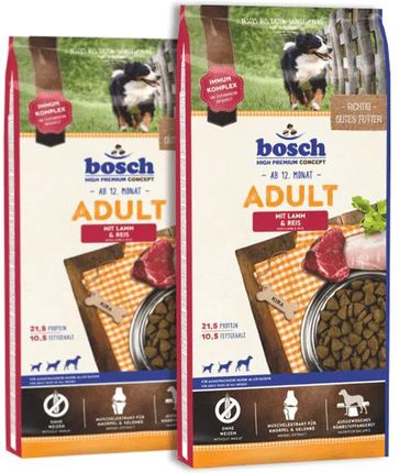 Bosch Adult Lamb & Rice 2X15Kg