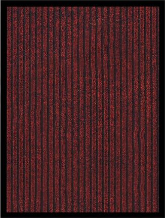 vidaXL Wycieraczka prążkowana czerwona 40x60 cm (331598)