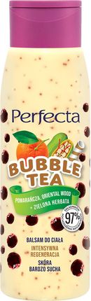 Perfecta Bubble Tea Balsam Do Ciała Intensywna Regeneracja Pomarańcza Oriental Wood + Zielona Herbata 400 ml