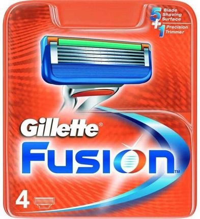 Gillette Fusion wymienne ostrza do maszynki do golenia 4 szt