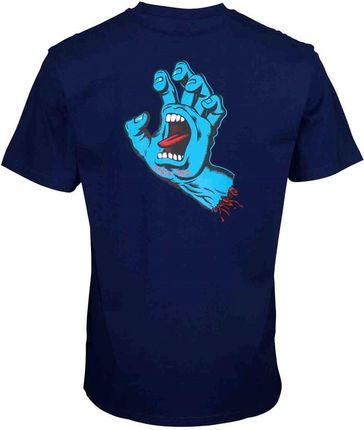koszulka SANTA CRUZ - Screaming Hand Chest T-Shirt Dark Navy (DARK NAVY) rozmiar: S