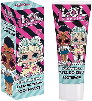 LOL Surprise Toothpaste 3+ Pasta Do Zębów Dla Dzieci Guma Miętowa 75Ml