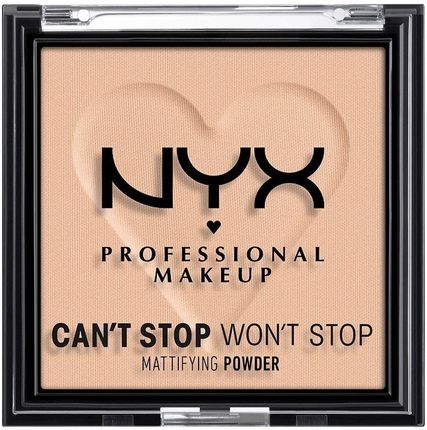 NYX Professional Makeup Can't Stop Won't Stop Puder kompaktowy Light Medium 6 g