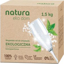 Zdjęcie Natura Eko Dom Ekologiczna Sól Do Zmywarki Wegańska 1500G - Grudziądz