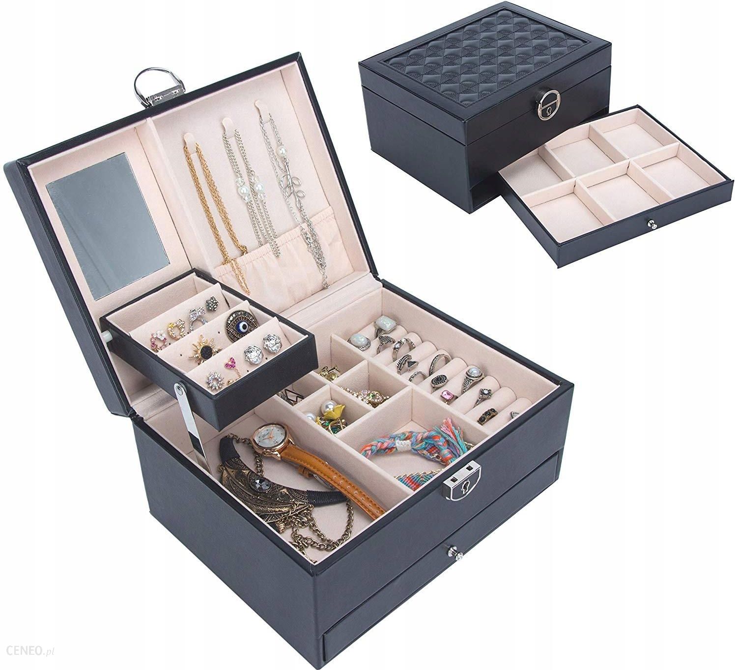 Korbi Szkatułka Pudełko Organizer Na Biżuterię Etui C5