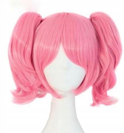 Korbi Cosplay Peruka Włosy Różowe Anime Manga W45