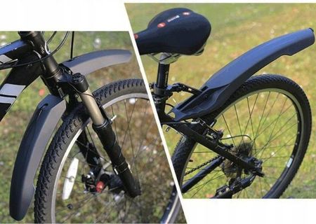 Korbi Błotniki Rowerowe Wachlarze Led 26 27 28 29 Biały - zdjęcie 3