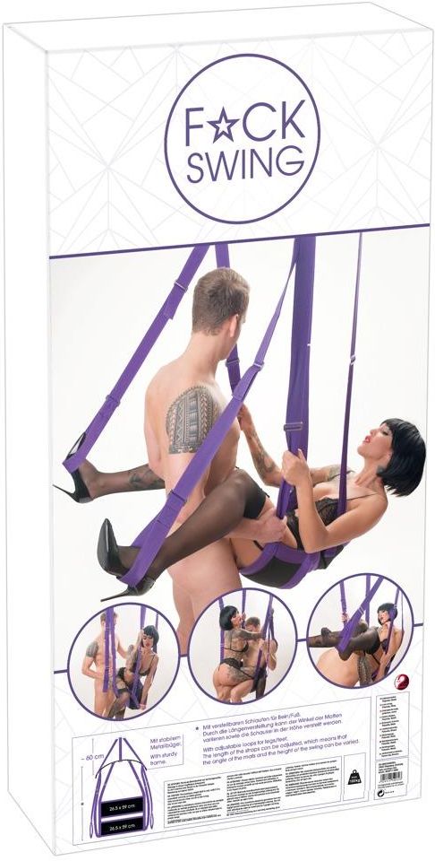 Nylon Strap Sex Swing You2Toys 'Feels Like Heaven' Adjustable Sex Swing -  Black, 100% Polyester With Nylon Straps
