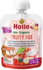 Holle Bio mus owocowy z jogurtem owocowy Lisek 8m+ 85g