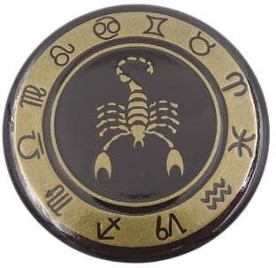 Giftdeco Skorpion Znak Zodiaku Magnes. Śr. 6Cm Metal Emaliowany 9385745