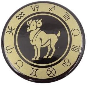 Giftdeco Baran Znak Zodiaku Magnes Metal Emaliowany 9385868
